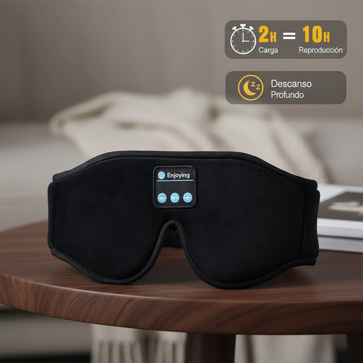NUBE Enjoying – Antifaz Bluetooth 3 en 1 para Dormir