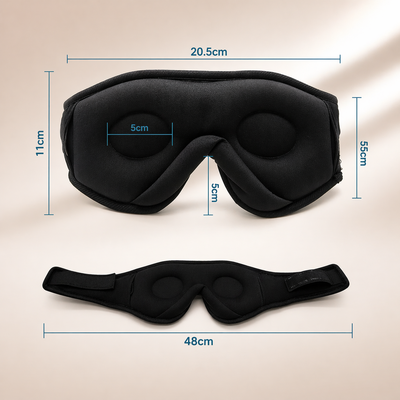 NUBE Enjoying – Antifaz Bluetooth 3 en 1 para Dormir