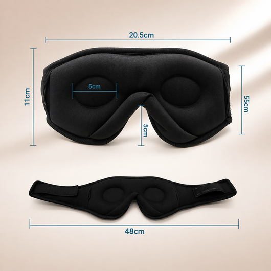 NUBE Enjoying – Antifaz Bluetooth 3 en 1 para Dormir